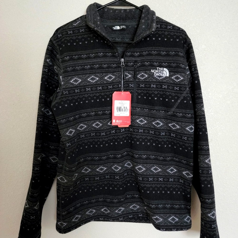 THE NORTH FACE - GRDN LYONS 1/4 ZIP - GREY - SMALL
